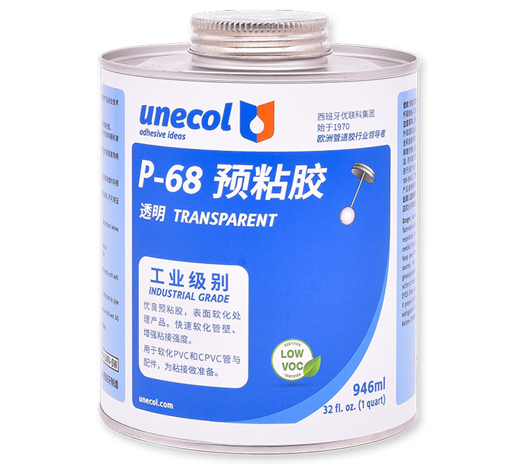 優(yōu)聯(lián)科unecol P-68預(yù)粘膠 P68 透明